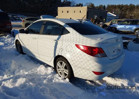 2014 Hyundai Accent Gls from USA, damaged, VIN KMHCT4AE0EU639917